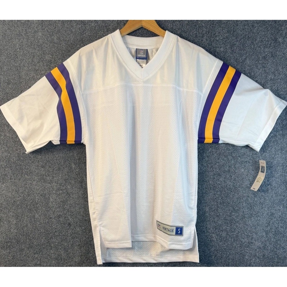 Vintage Minnesota Vikings NFL Pro Line Mesh Football Jersey White Short Sleeve